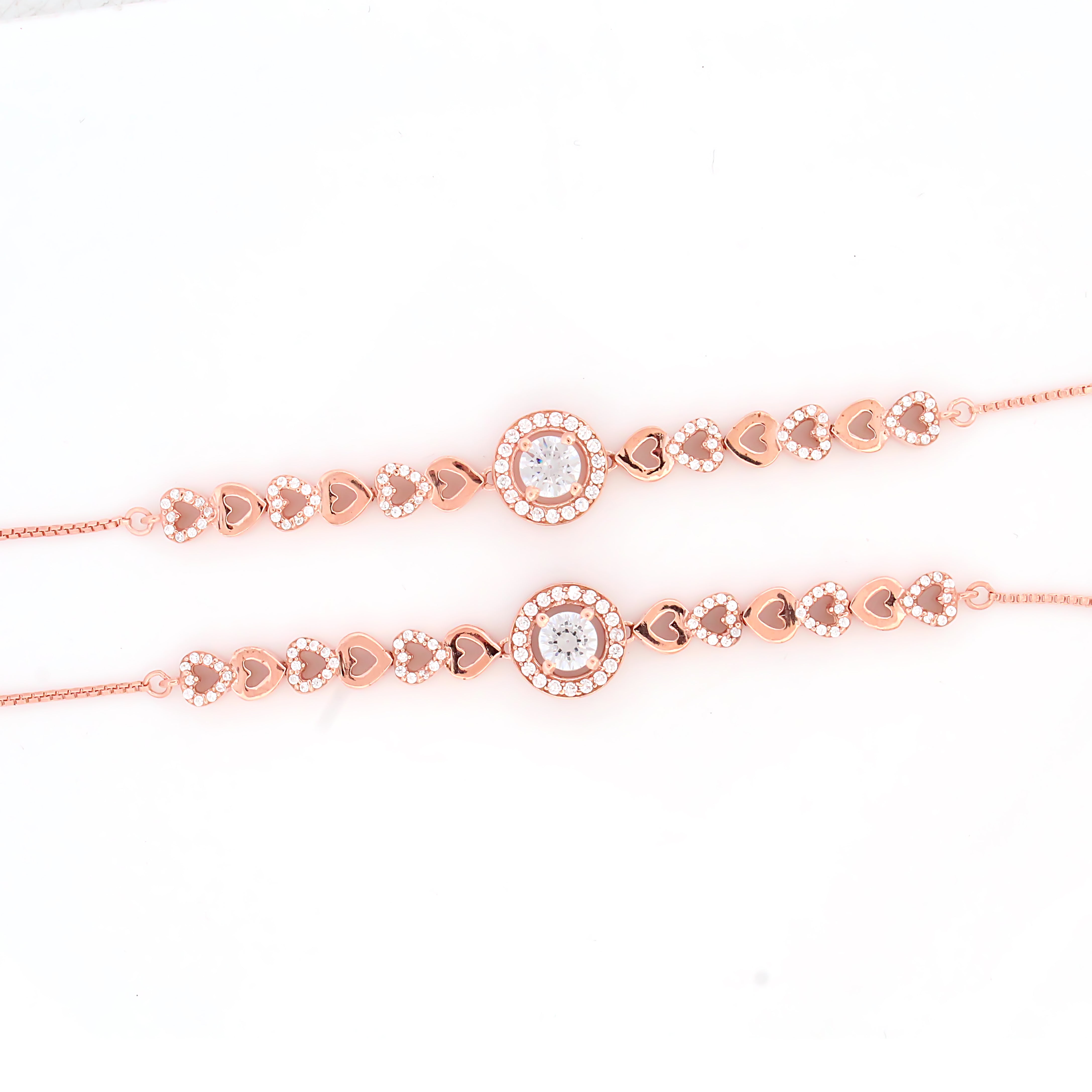 rose gold sterling silver anklets